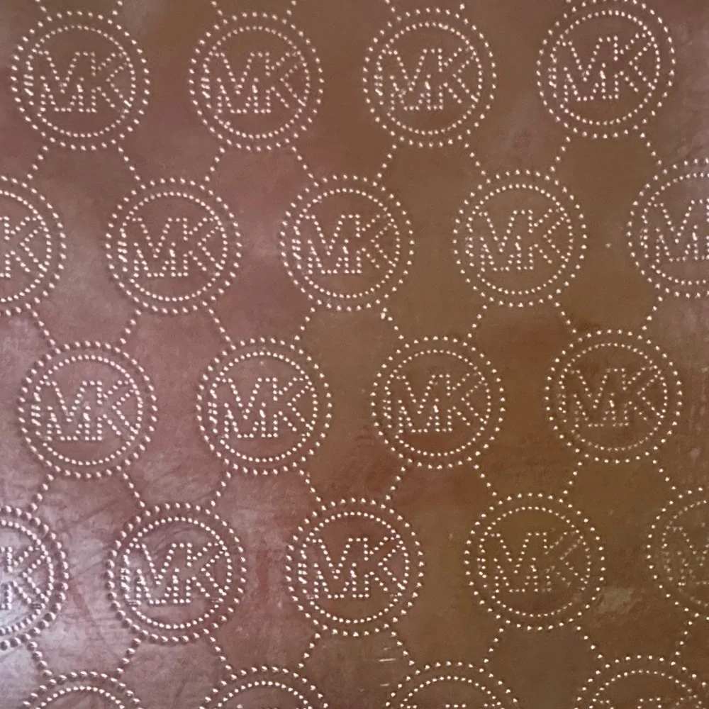 Michael Kors Burgundy Patent‎ Leather Monogram Tote Bag